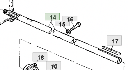 SHAFT CQ48466 - Agrom Parts